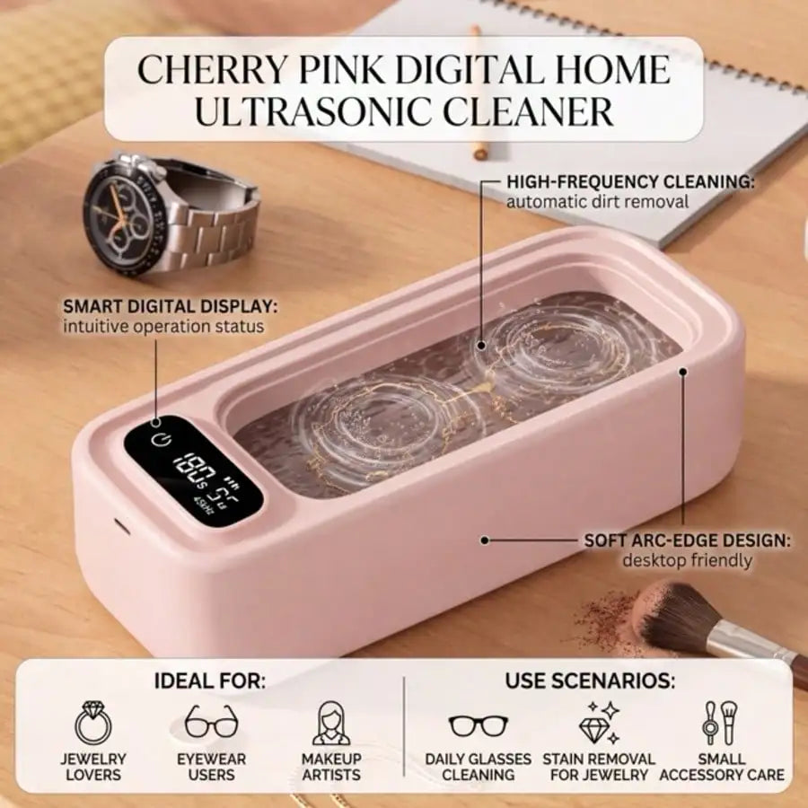New Multi-Functional Portable Rechargeable USB Cleaner | A Home Cleaning Essential | Suitable For Jewelry, Makeup Brushes, Glasses, And Other Household Items | Suitable For Home, Travel, Dormitory Use, Ideal Choice For Family