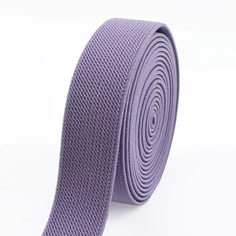 3/5M Meetee 20-50mm Elastic Bands for Trouser Waist Rubber Band Stretch Webbing Tape Belt DIY Underwear Clothes Sewing Accessory