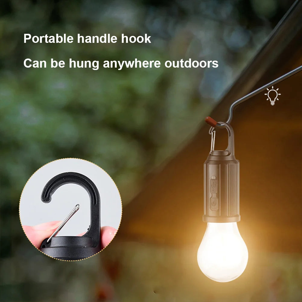 Shunmaii Solar LED Lantern USB Charging Outdoor Camping Light