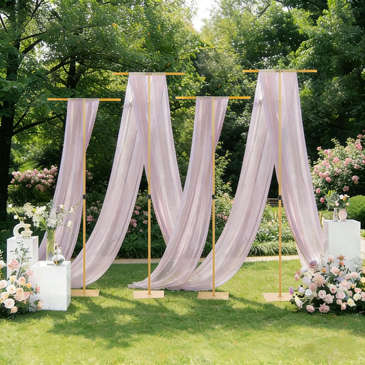 Adjustable Metal Backdrop Stand For Wedding And Party Decor