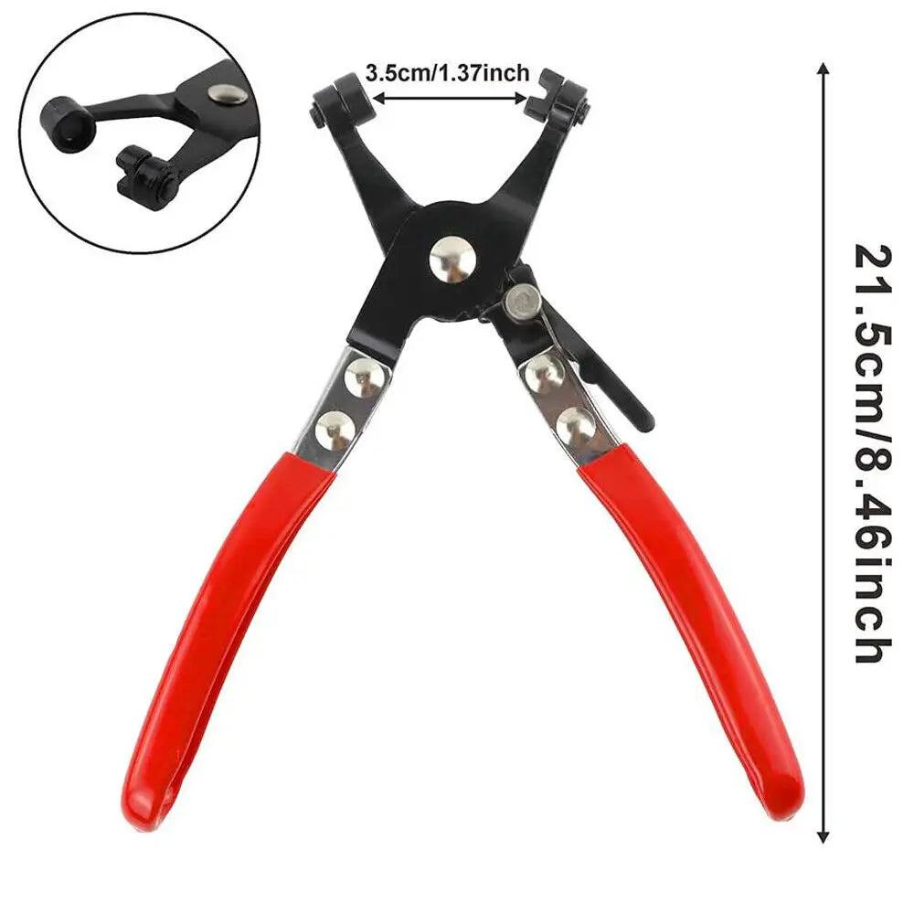 Car Hose Clamping Pliers Bendable Hose Clamps Cable Type Flex Cable Straight Hose Bundle Removal Long Clamps Auto Repair Tools