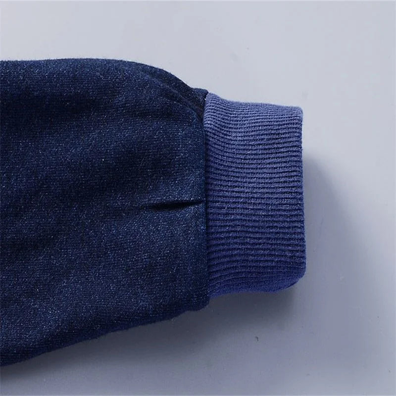 BibiCola Toddler Boy Spring Autumn Coat And Jeans Set