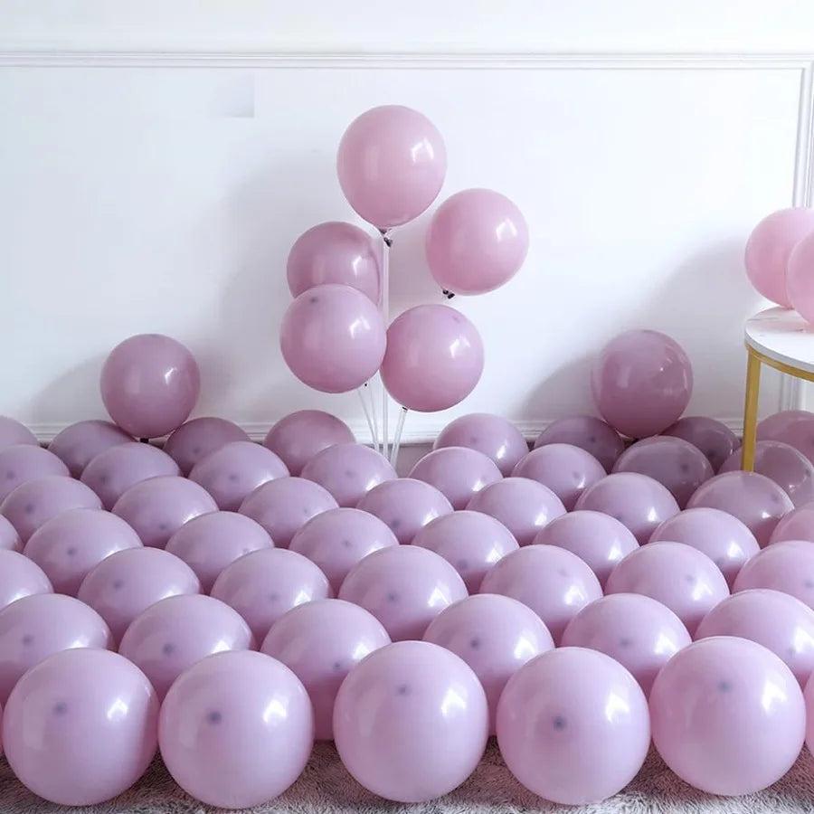 Pink and Purple Balloon Arch Kit 143pcs Dusty Purple Lavender Macaron Pink Balloons for Girls Birthday Baby Shower