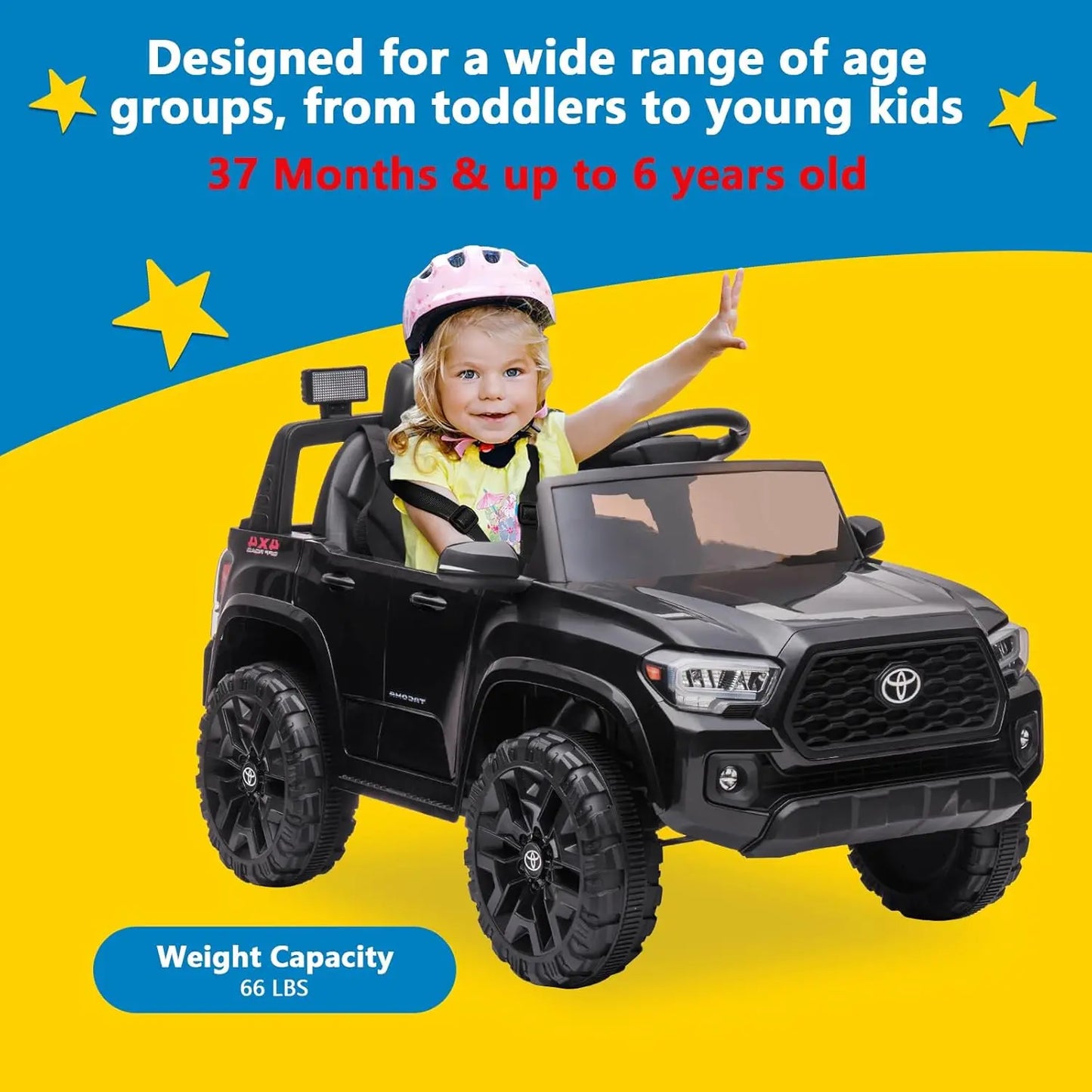 12V Kids Ride On Truck Electric Vehicle Toy With Remote
