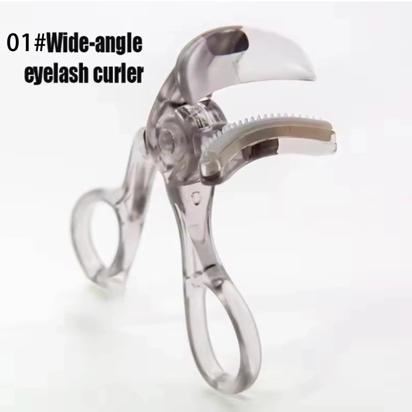 Dual-Type Eyelash Curler with Comb – Wide & Partial Clip Options, Waterproof, Long-Lasting, Natural Curl, Unisex Certified