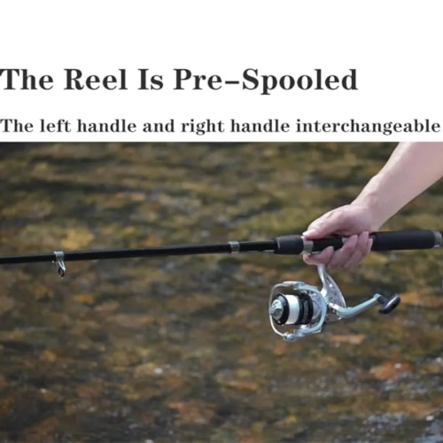 Hign-concerned Fishing Pole Combo Telescopic Rod Set