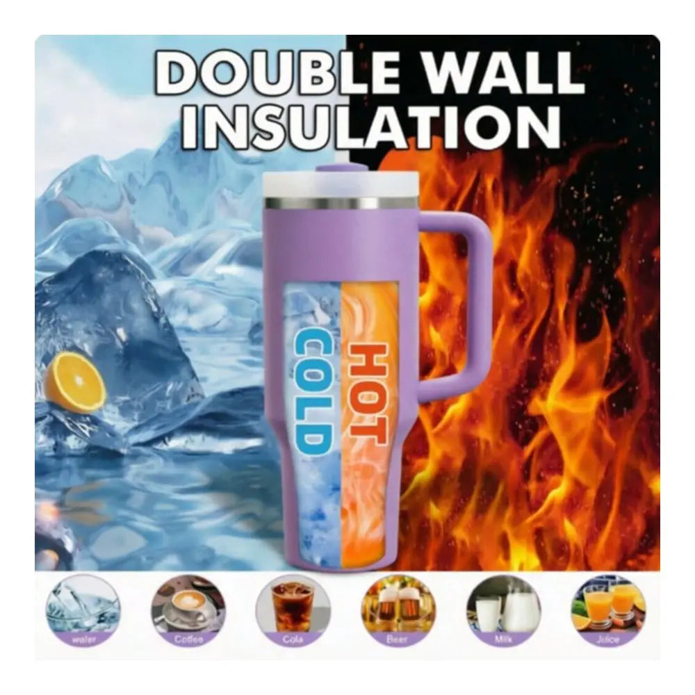 Stainless Steel Double Wall Vacuum Insulated Portable Travel Tumbler