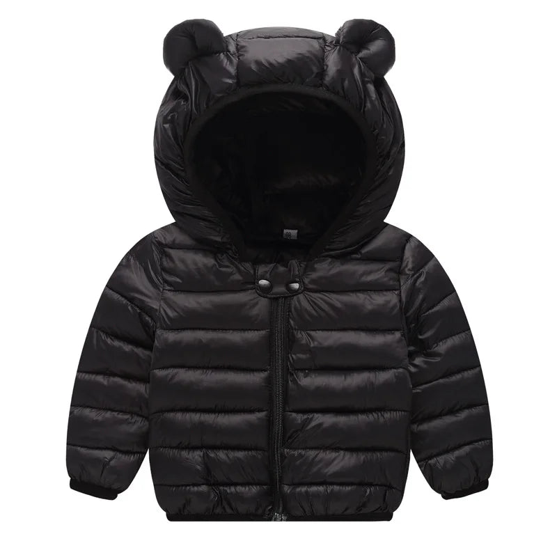 XJYIYUANLCCN Boys Hooded Padded Winter Jacket For Kids