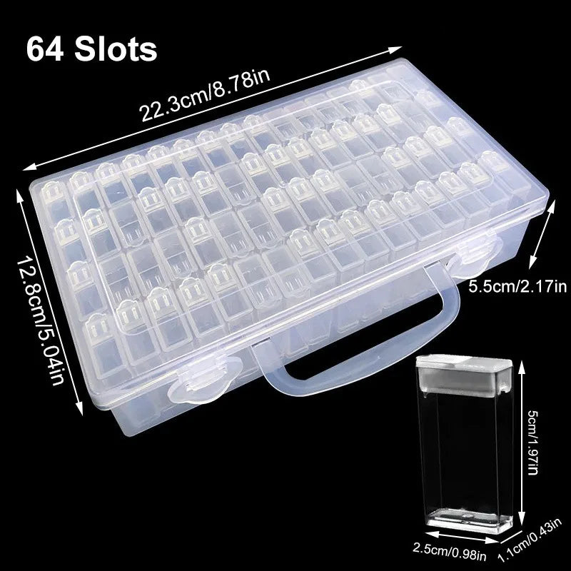 NONEDIY Diamond Painting Bead Storage Box Set Mosaic Organizer