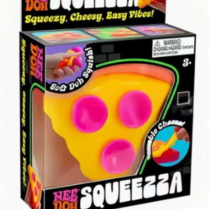 Schylling Needoh Pizza Sensory Fidget Cube Stress Relief Toy