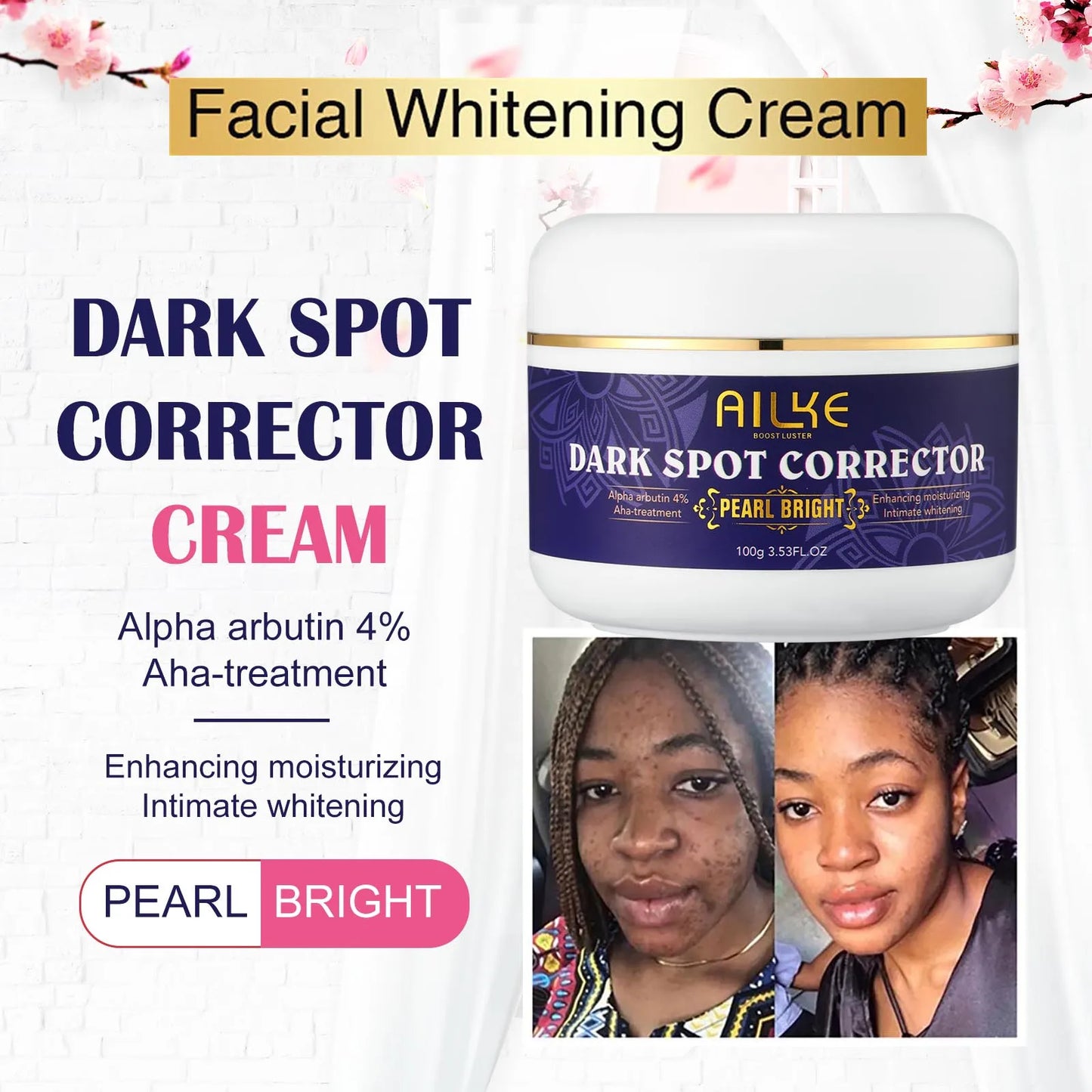 AILKE Double Glutathione Dark Spots Remover Face Cream