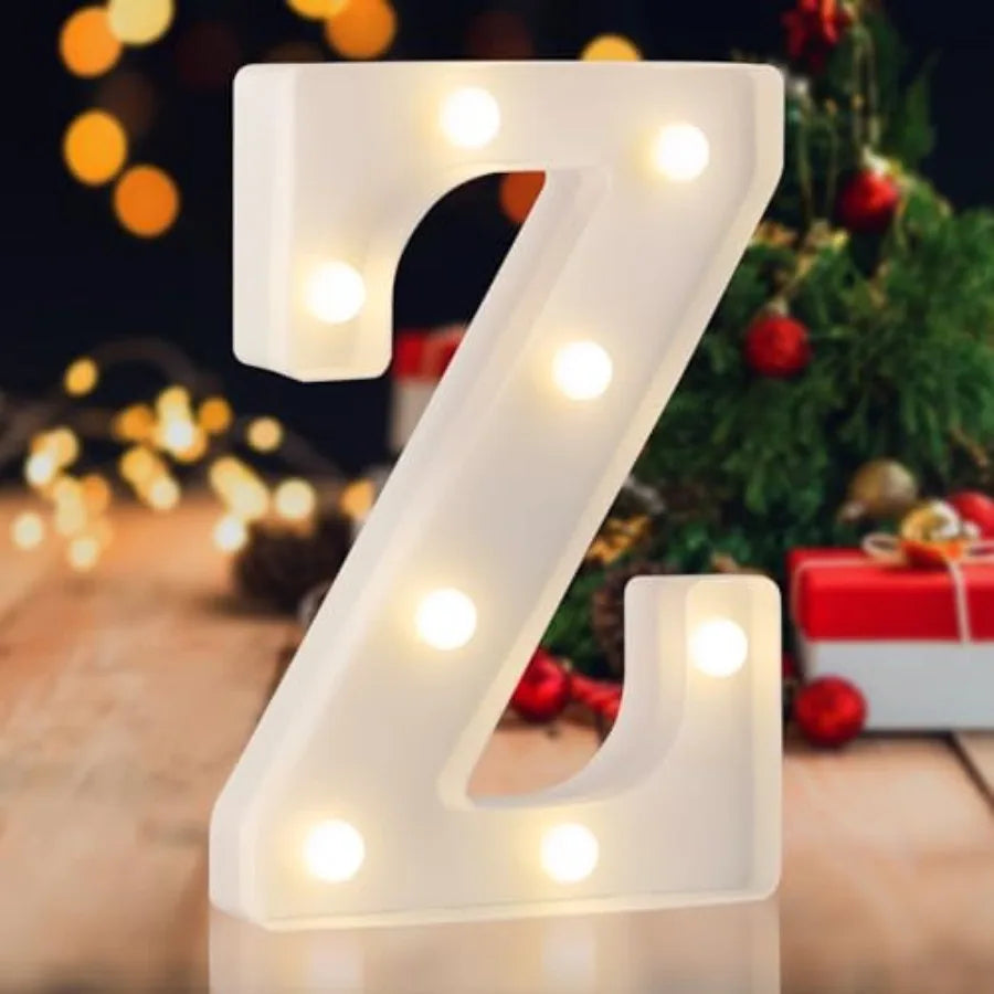 LED Marquee Numbers, 0-9 Light Up Letters, Battery Powered LED Letter Lights for Birthday Party, Christmas Night, Home, Bar, Gr