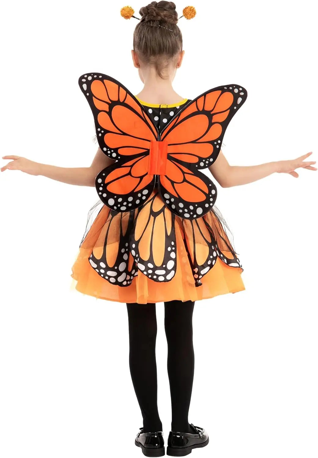Joyfy Butterfly Costume for Girls With Wings and Headband