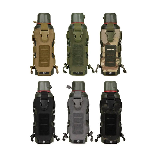 MOLLE Nylon Water Bottle Holder Bag For Outdoor Climbing Mountaineering Hiking Camping Travel Tactical Pouch