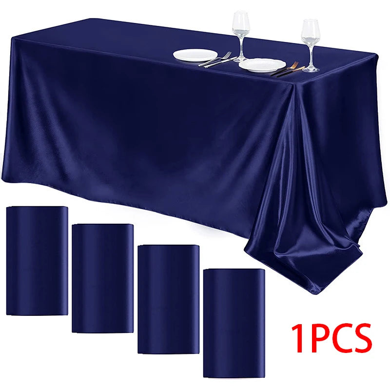 Guangdong Satin Tablecloth For Wedding Banquet And Party
