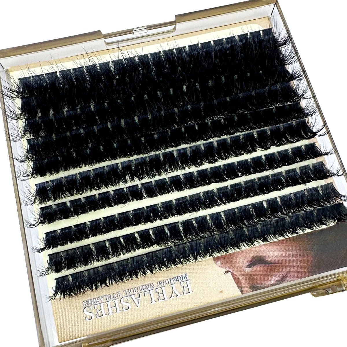 5D Fluffy Thick Lash Clusters DIY Eyelash Extension 10-18mmMIX D Curl Lash Clusters Wispy Individual Eyelash Extensions Clusters