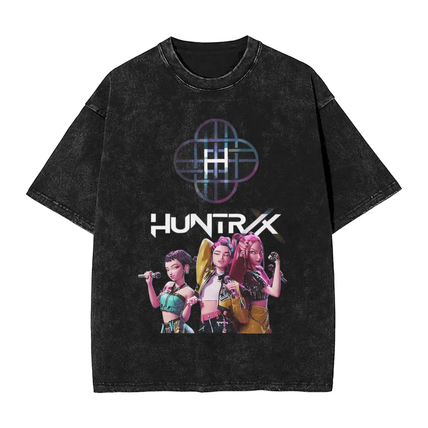 Huntrix K Pop Demon Hunters Tee Shirt Mira Rumi Zoey