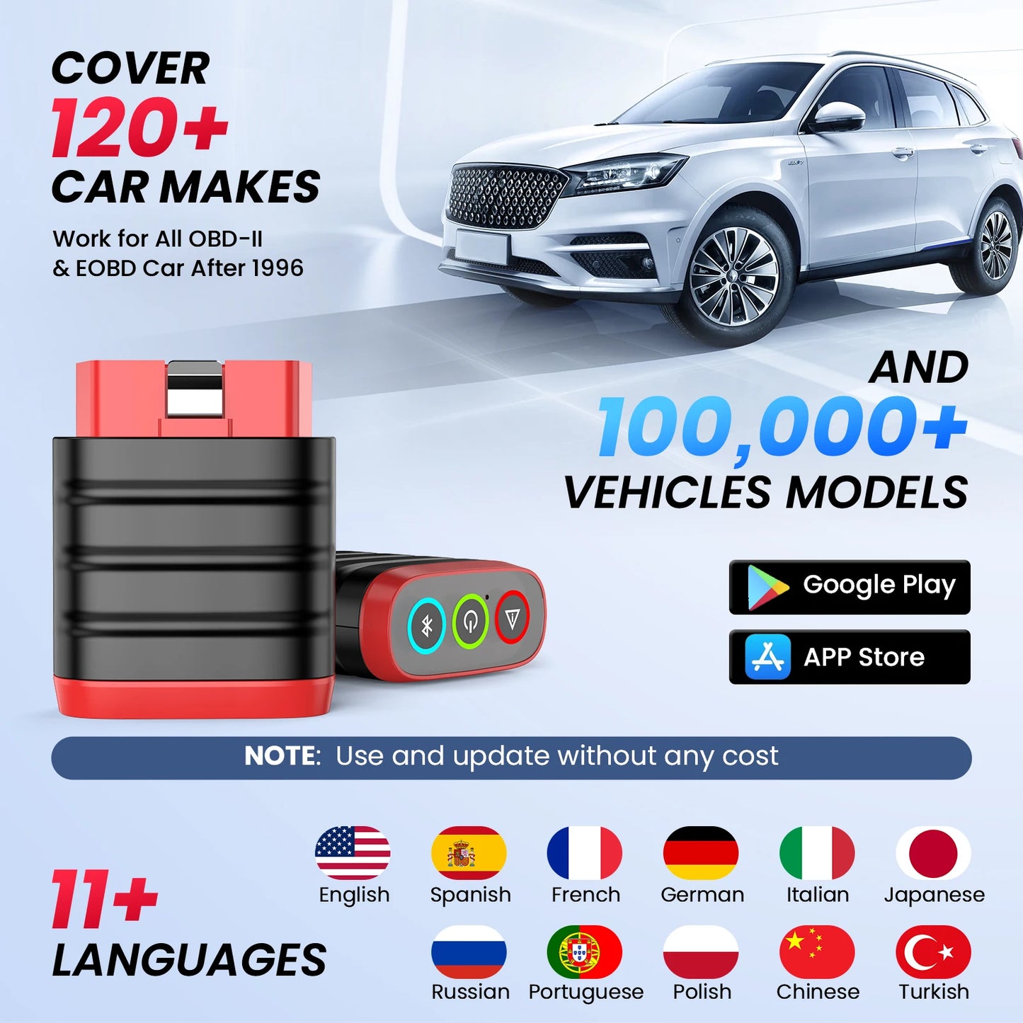 Thinkcar Thinkdiag Mini OBD2 Scanner Bluetooth All System Diagnostics