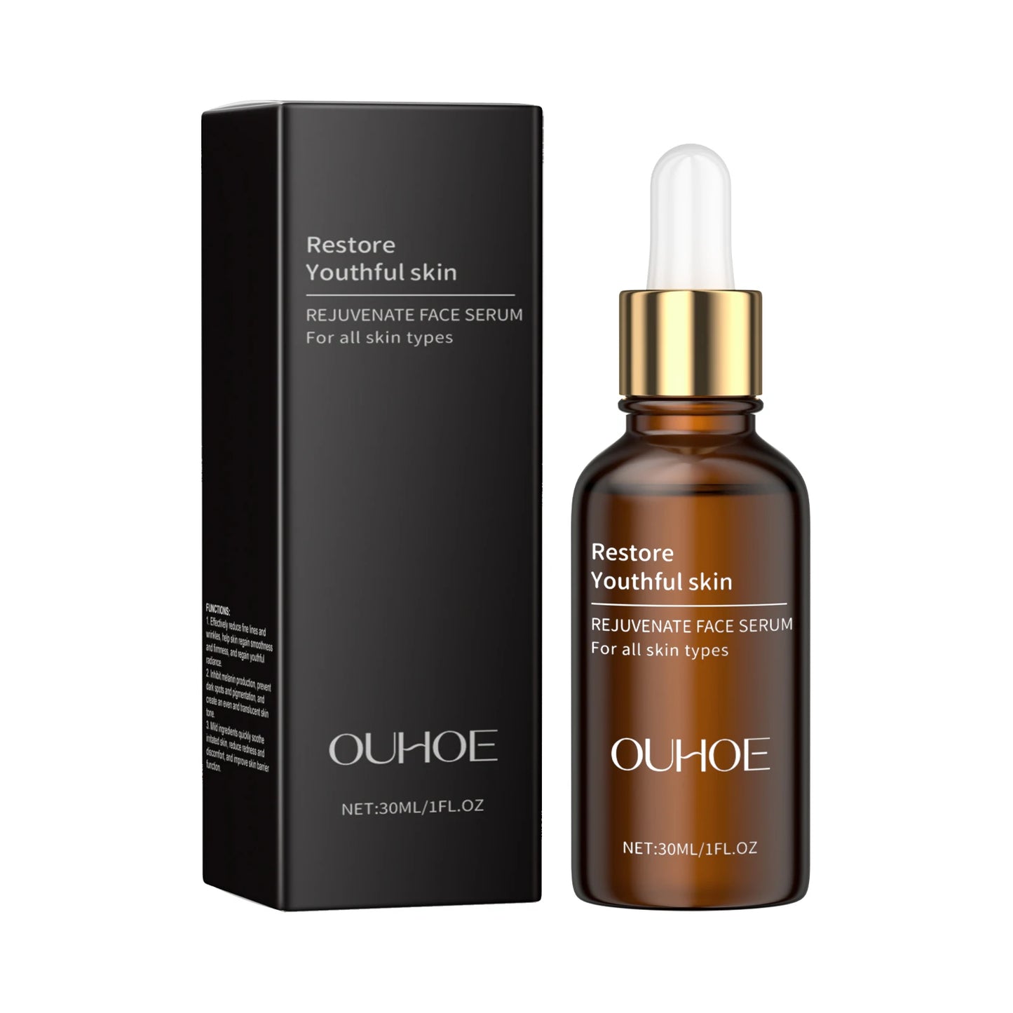 Retinol Facial essence for Face Reduce Melanin Rejuvenation Moisturzing Smoothing Tightening Facial Serum Shrink Pore Firming
