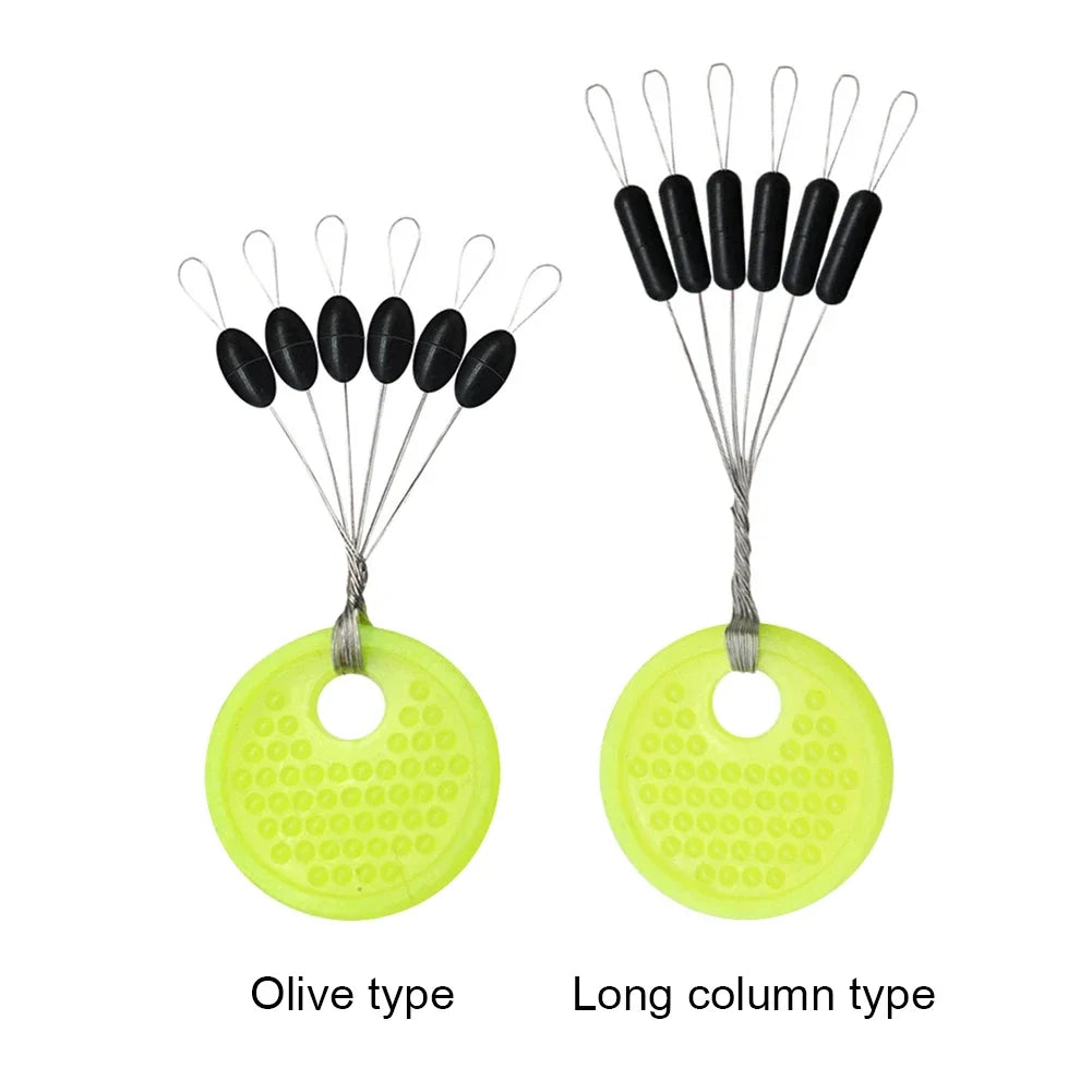 Rubber Space Beans Sea Carp Fly Fishing Float Stopper Set