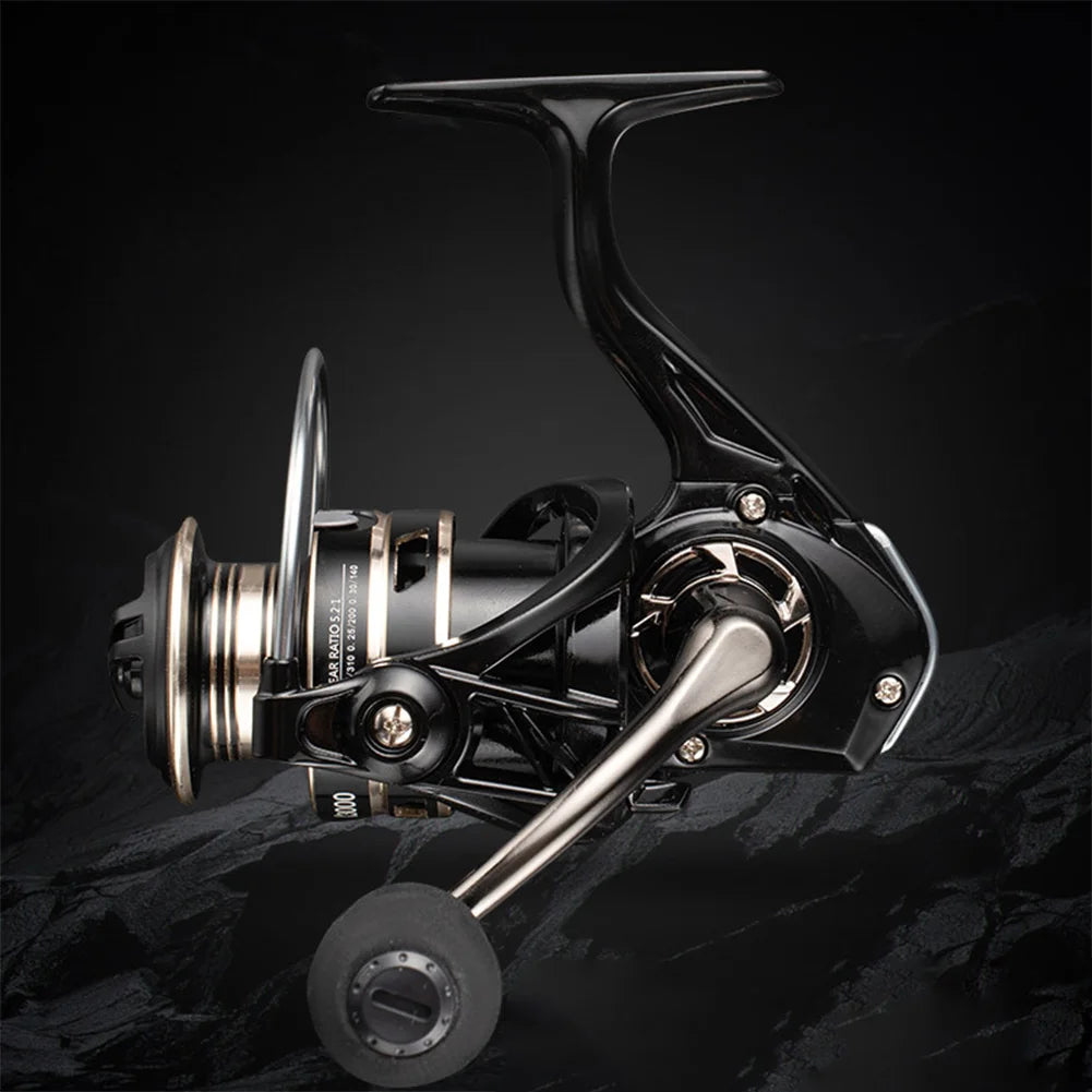 ALLOYSEED Spinning Reel Max Drag 8KG Metal Spool Carp Fishing