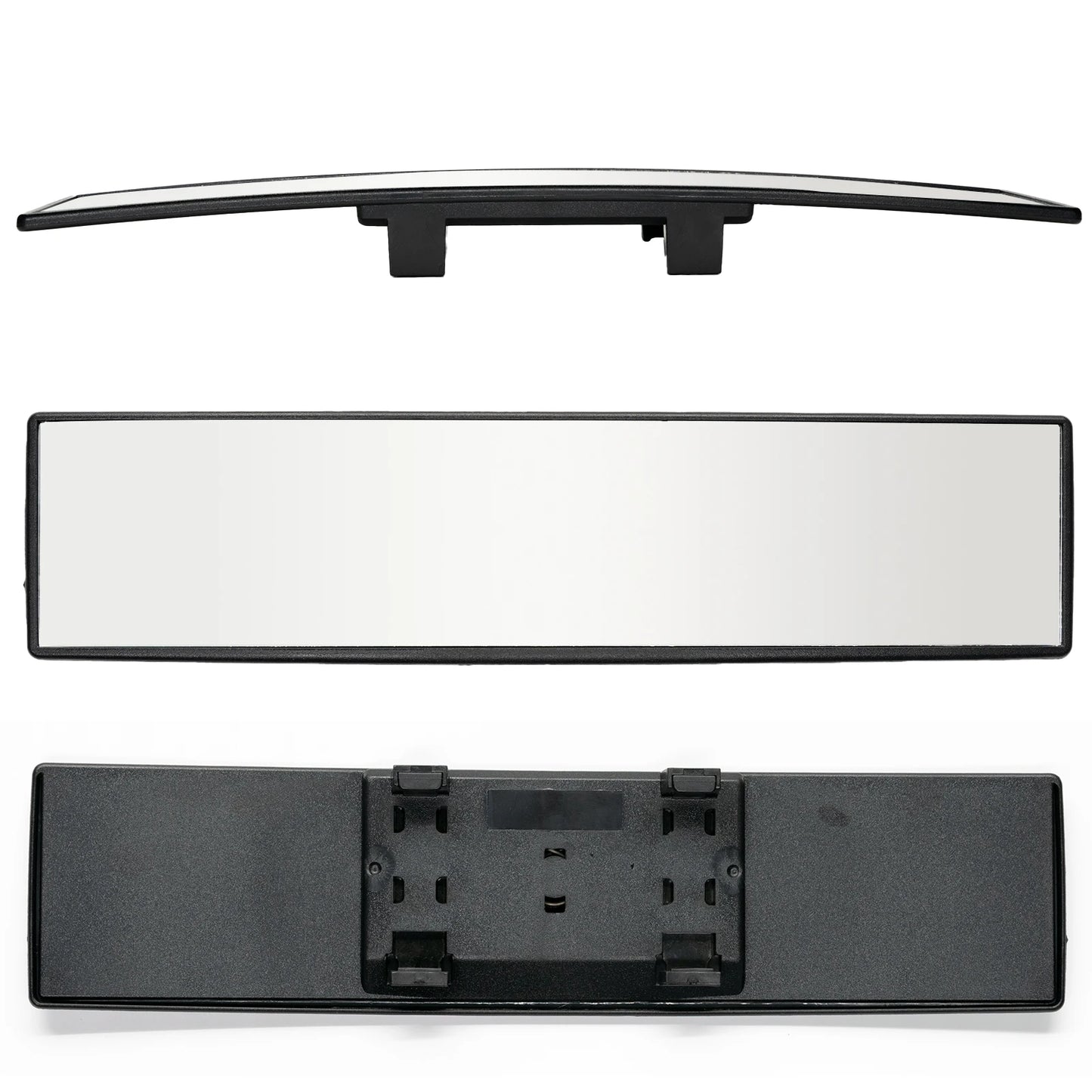 XUKEY Wide Angle Car Rearview Mirror Panoramic Anti Glare