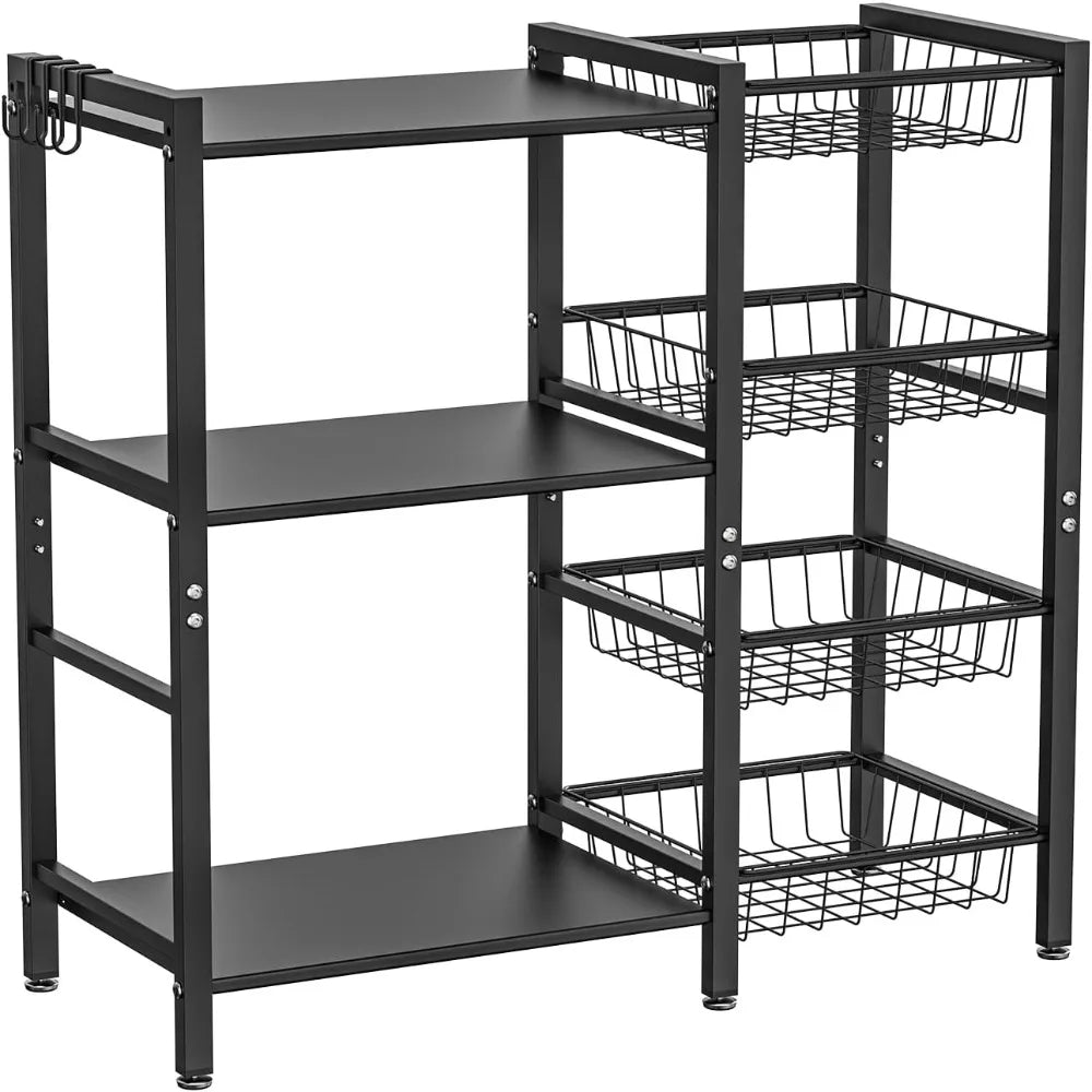 Kitchen Baker Rack With Microwave Oven Stand