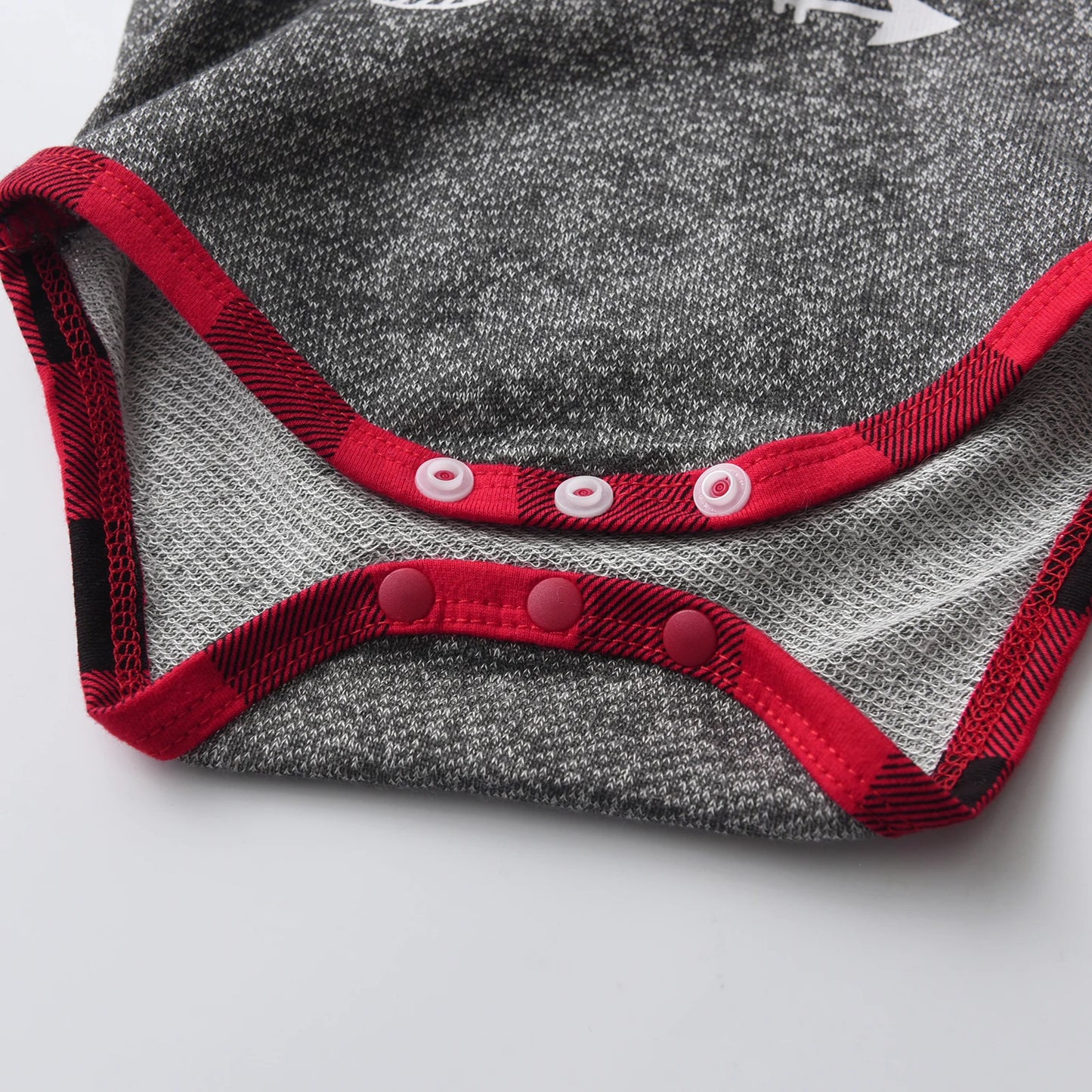 Baby Boy Hoodie Sweatshirt And Plaid Pants Set Mama's Boy 2 Pack