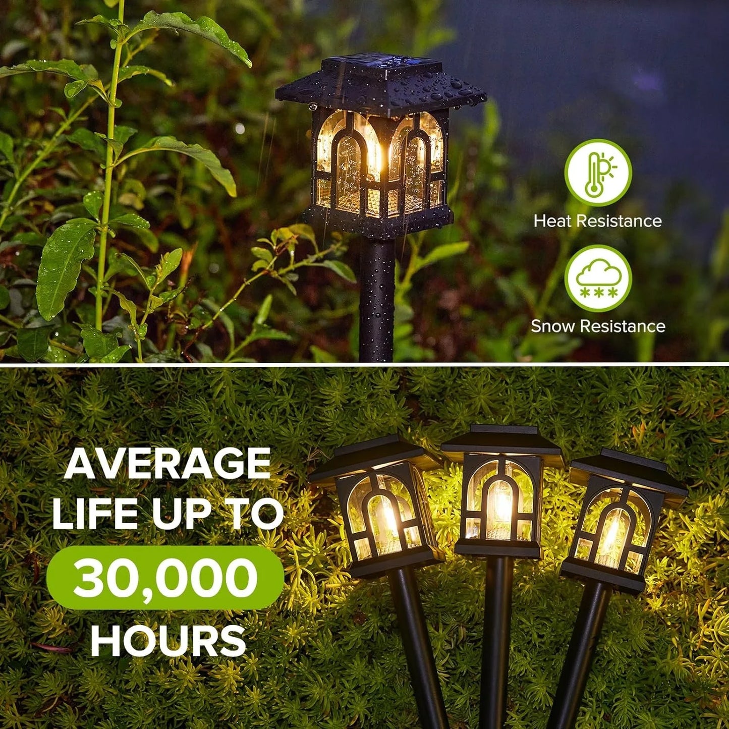 6 Or 10 Pack Solar Pathway Lights Outdoor Auto On Off Garden Yard Patio Walkway Lawn Landscape Lighting