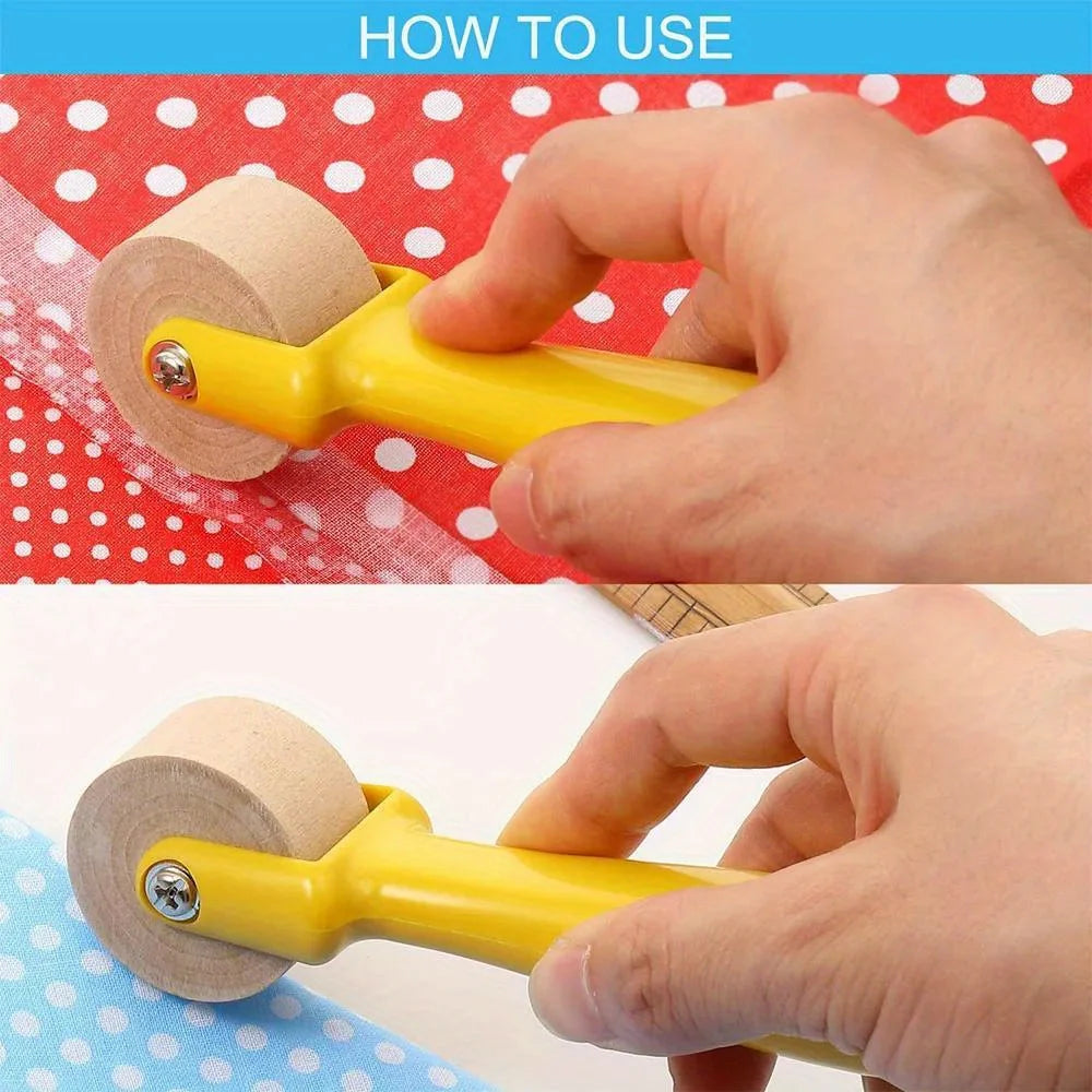 Quilting Seam Roller For Sewing And Wallpaper Application