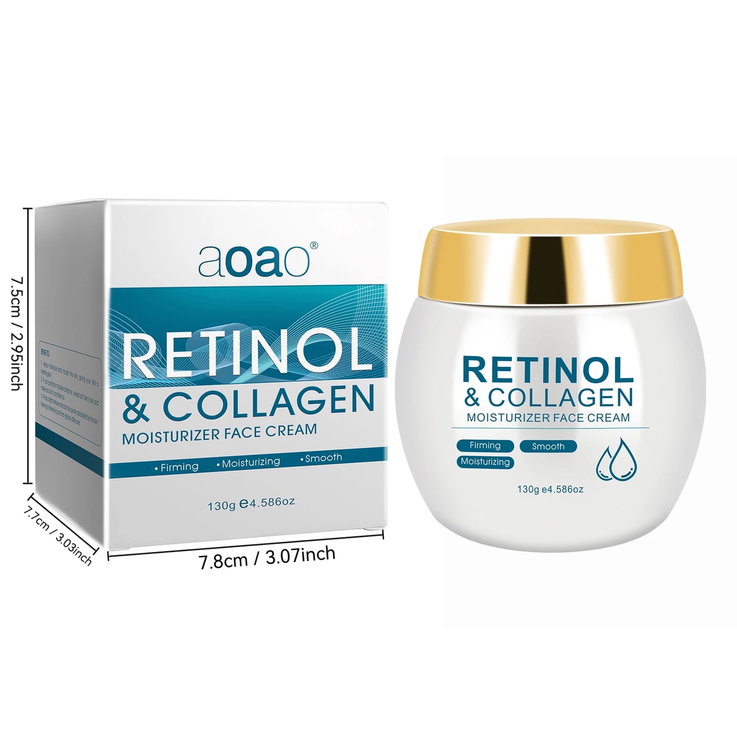 Retinol Moisturizing Cream Firms & Smooths Make the Skin Appear Lighter, Brighter, or More Radiant
