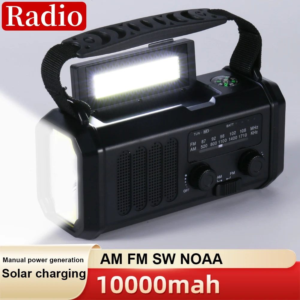 West Biking Solar Battery Powered AM FM Emergency Radio