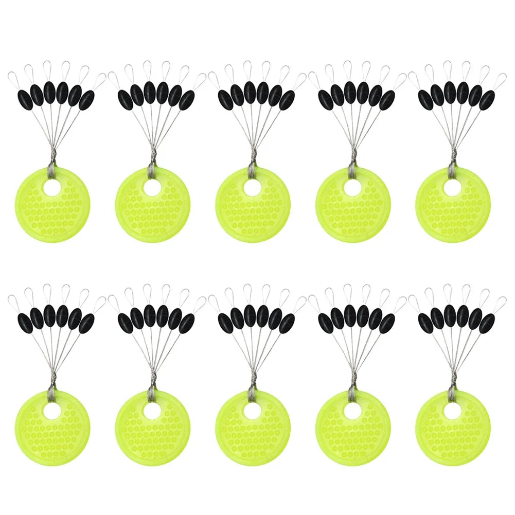 Rubber Space Beans Sea Carp Fly Fishing Float Stopper Set