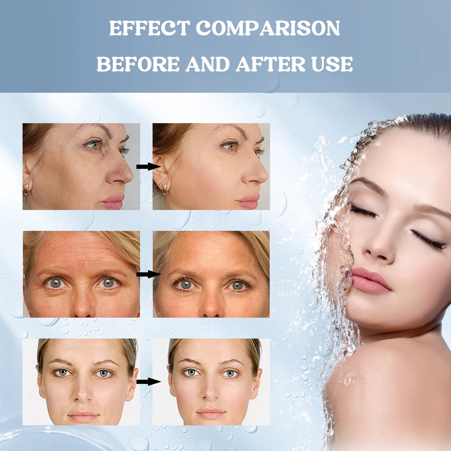 EELHOE Collagen Face Mask Hyaluronic acid Lifting Rejuvenation Shrink Pores Moisturizing Refreshing Brightening Face Skin Care