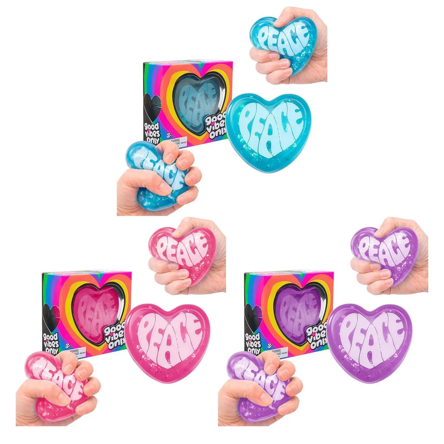 In Stock Needoh Heart Squishy Toy Blind Box Cute Shape Stress Relief Soft Slow Rebound Fun Portable Surprise Gift for Kids