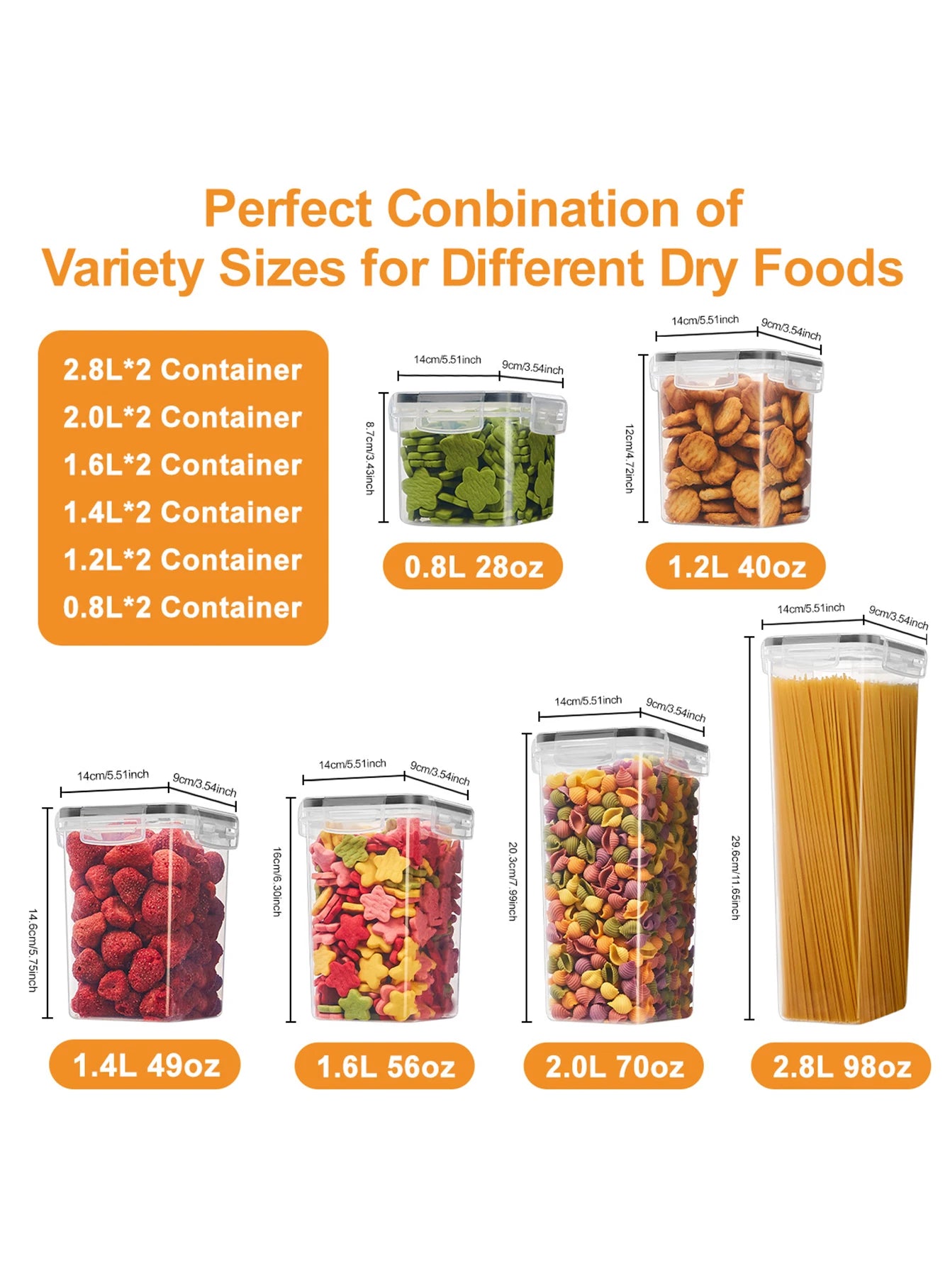 Sealed Food Storage Containers With Lids 24 Pack For Kitchen
