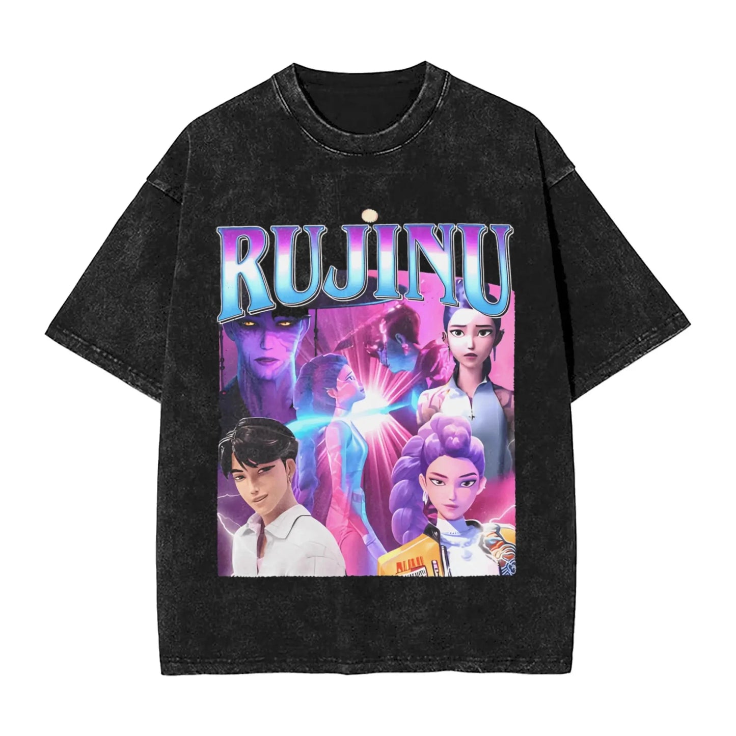 Huntrix K Pop Demon Hunters Tee Shirt Mira Rumi Zoey
