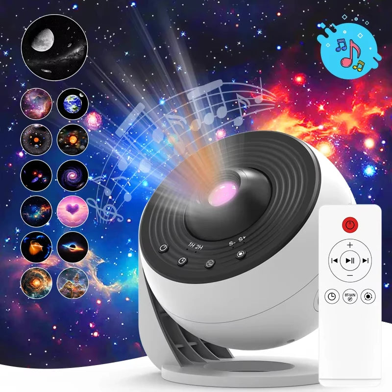 Galaxy Star Projector Planetarium Night Light For Kids And Adults Starry Sky Ceiling Projector For Home Decor AUSYLE