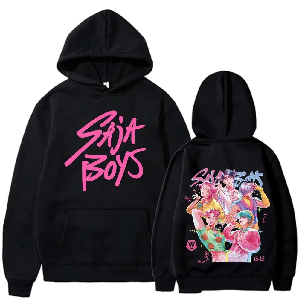 Demon Hunters Saja Kpop Hoodie Men Women Fleece Sweatshirt