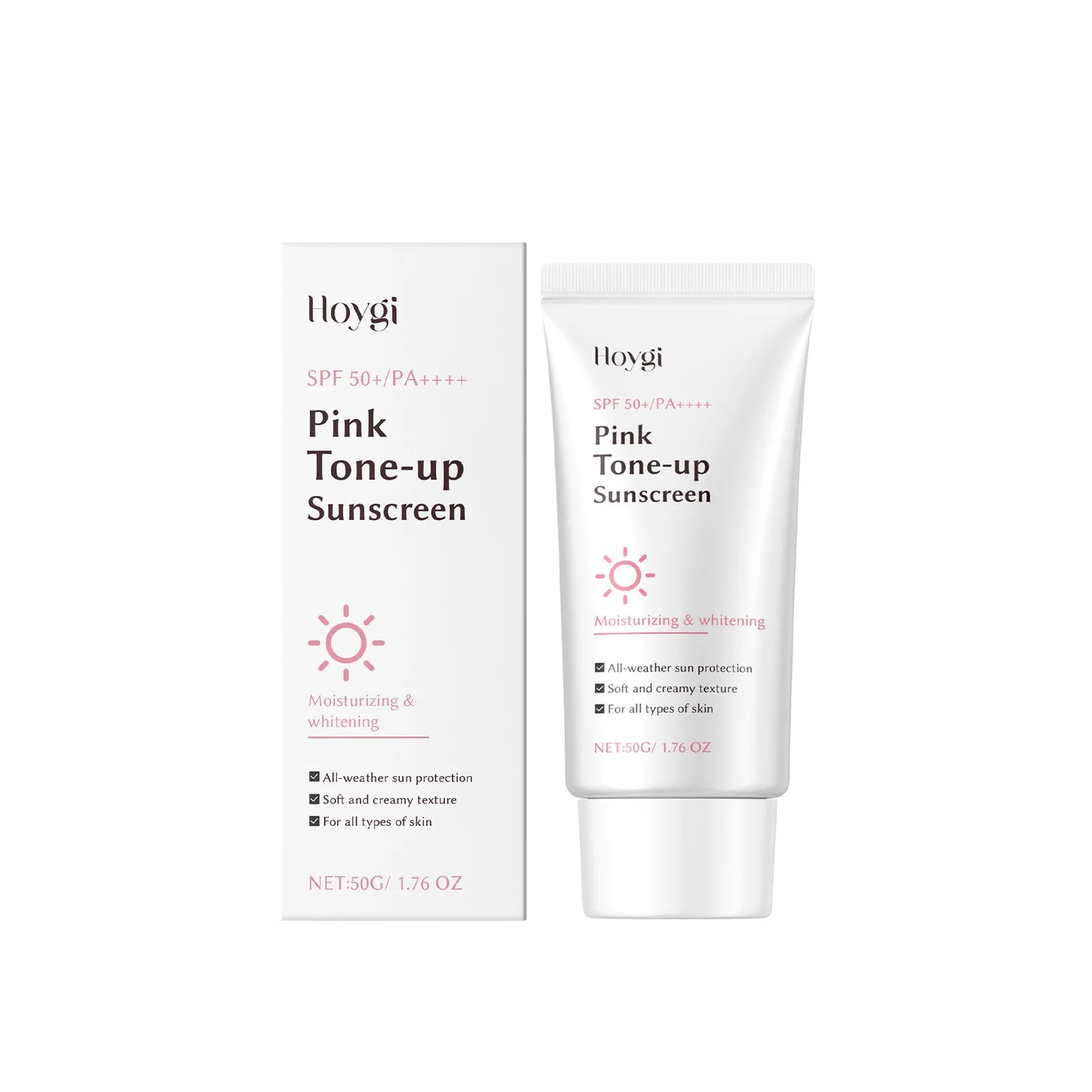 Hoygi SPF50 Sunscreen Facial Body Sun Cream Solar Blocker Refreshing Care Body Sunblock Lotion Moisturizing Solar Protector Ski