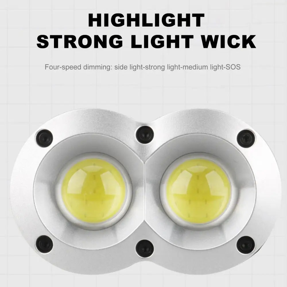 BLUELAN Portable Rechargeable LED COB Spotlight For Camping