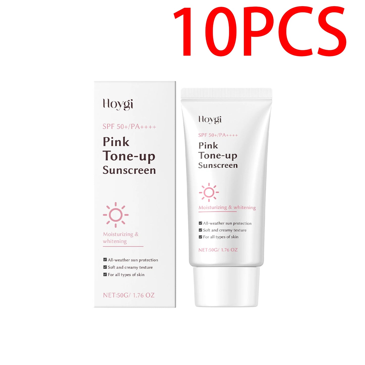 Hoygi SPF50 Sunscreen Facial Body Sun Cream Solar Blocker Refreshing Care Body Sunblock Lotion Moisturizing Solar Protector Ski