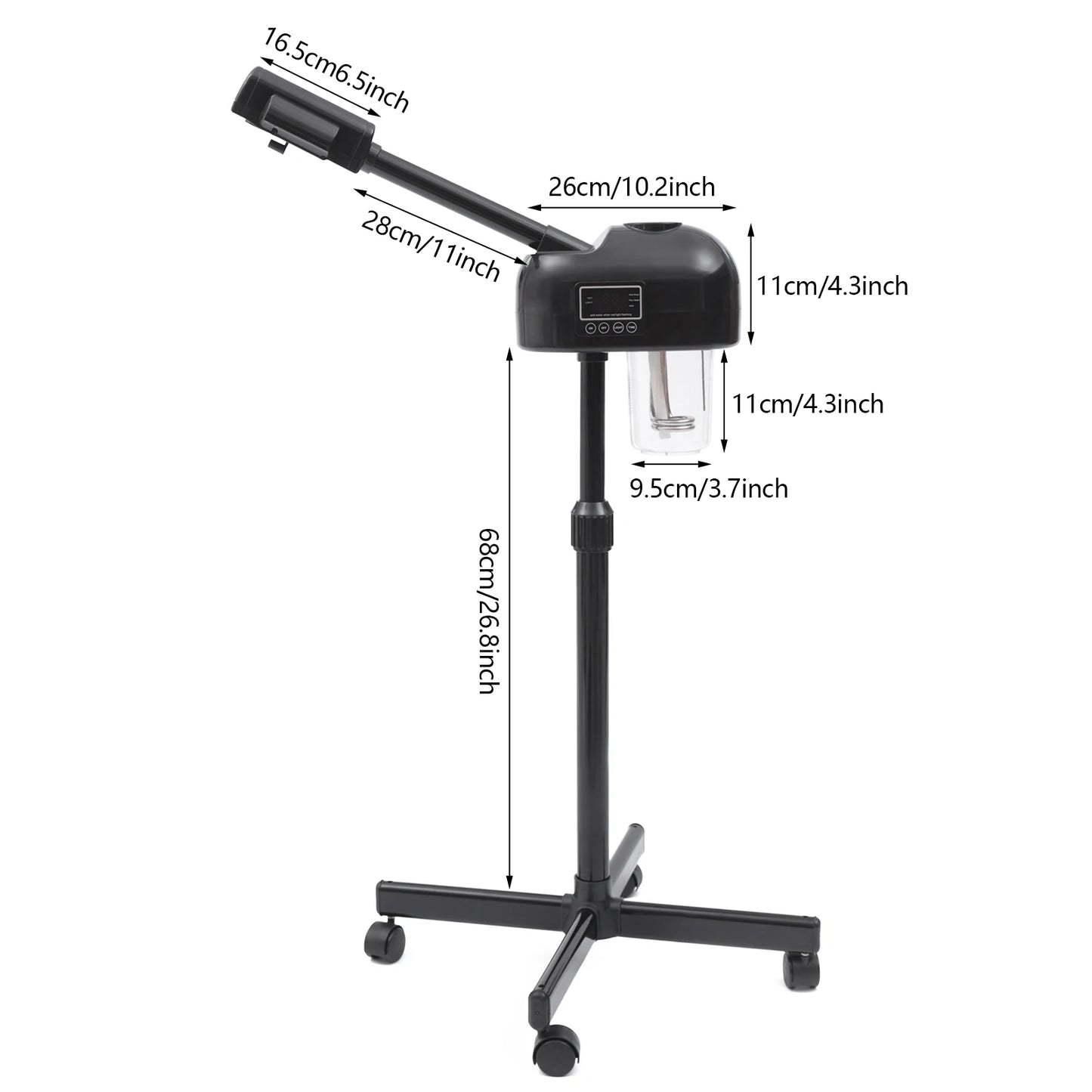 Bymaocar 750W Facial Steamer Ozone Hot Mist Skin Care