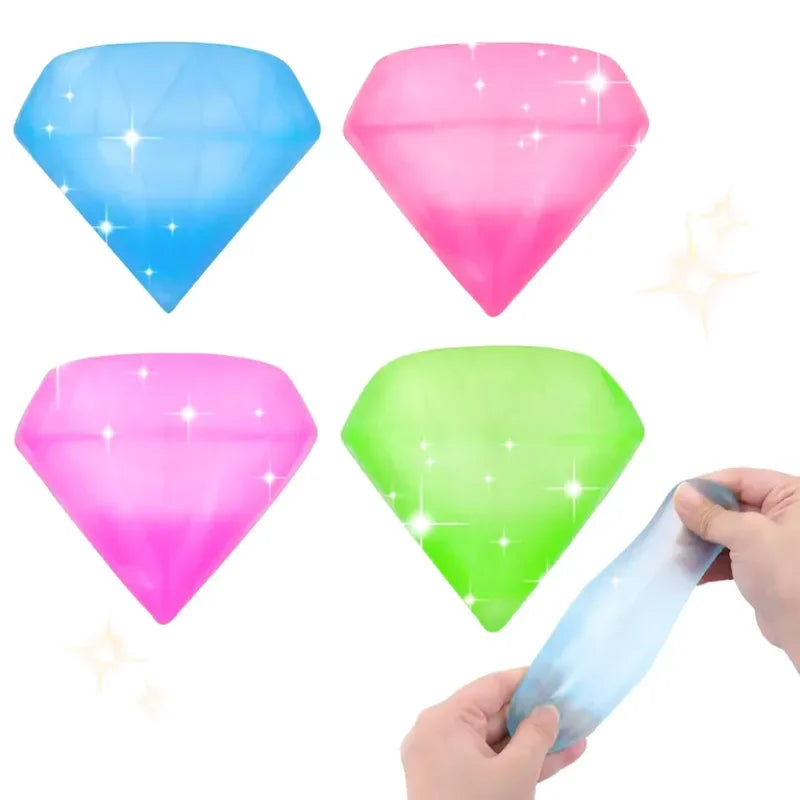 Diamond Ice Cubes Stress Ball Squeeze Toy for Stress Relief