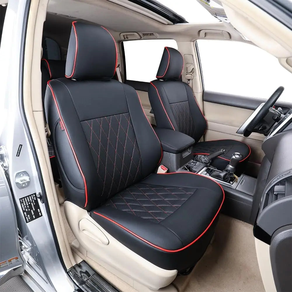 EKR 4Runner Car Seat Covers Custom Fit for Toyota 4Runner 2010-2026 5/7 Seats Full Set Leather Waterproof Automotive Seat Protector Cushion