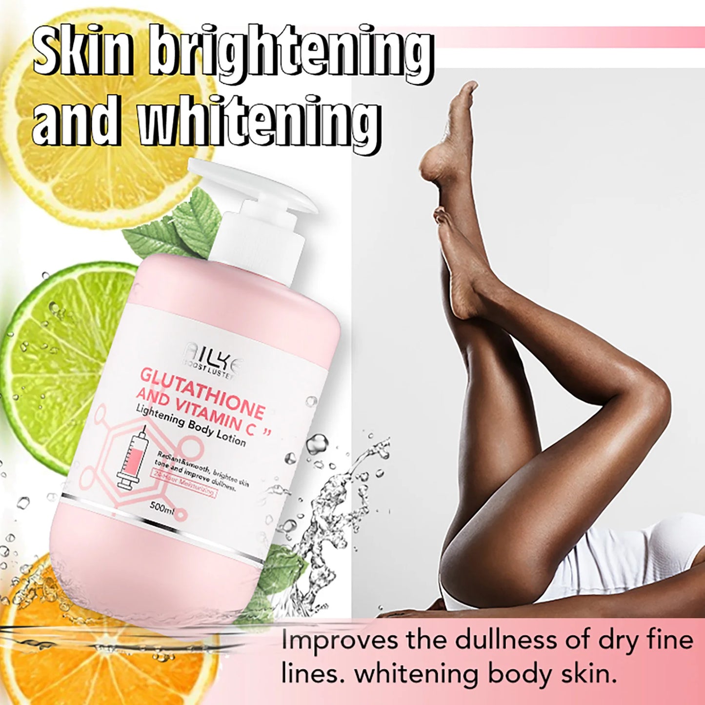 AILKE Whitening Lotion Glutathione Vitamin C Brightening Skin Care