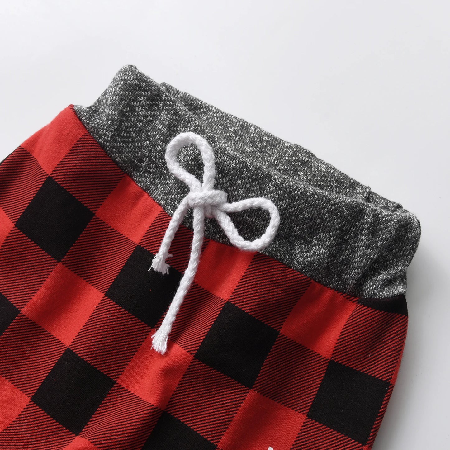 Baby Boy Hoodie Sweatshirt And Plaid Pants Set Mama's Boy 2 Pack