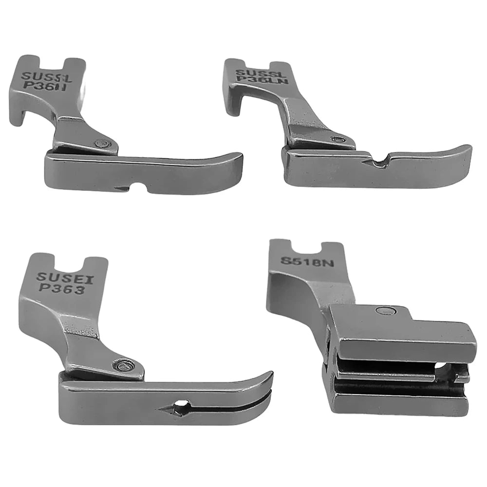 OZXHIXU Zipper Presser Foot Set For Singer Brother Juki Lockstitch