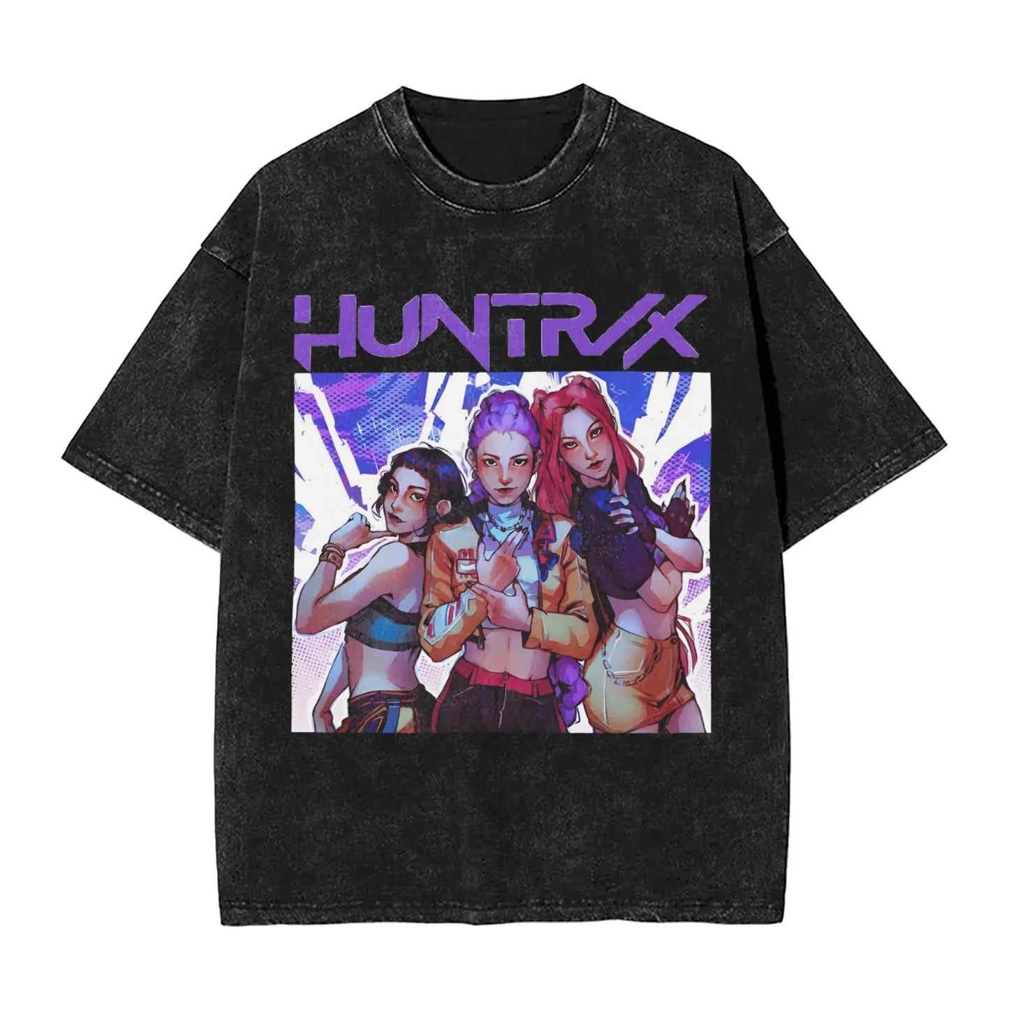 Huntrix K Pop Demon Hunters Tee Shirt Mira Rumi Zoey