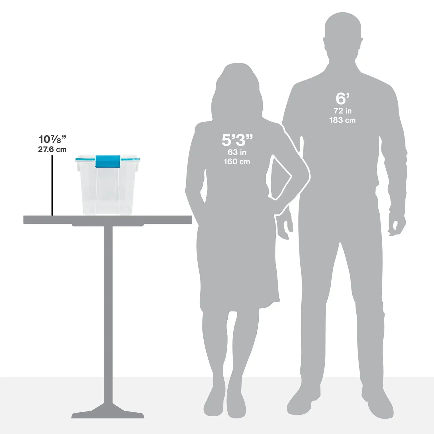 Hign-concerned Gasket Box Clear Weatherproof Storage Bin